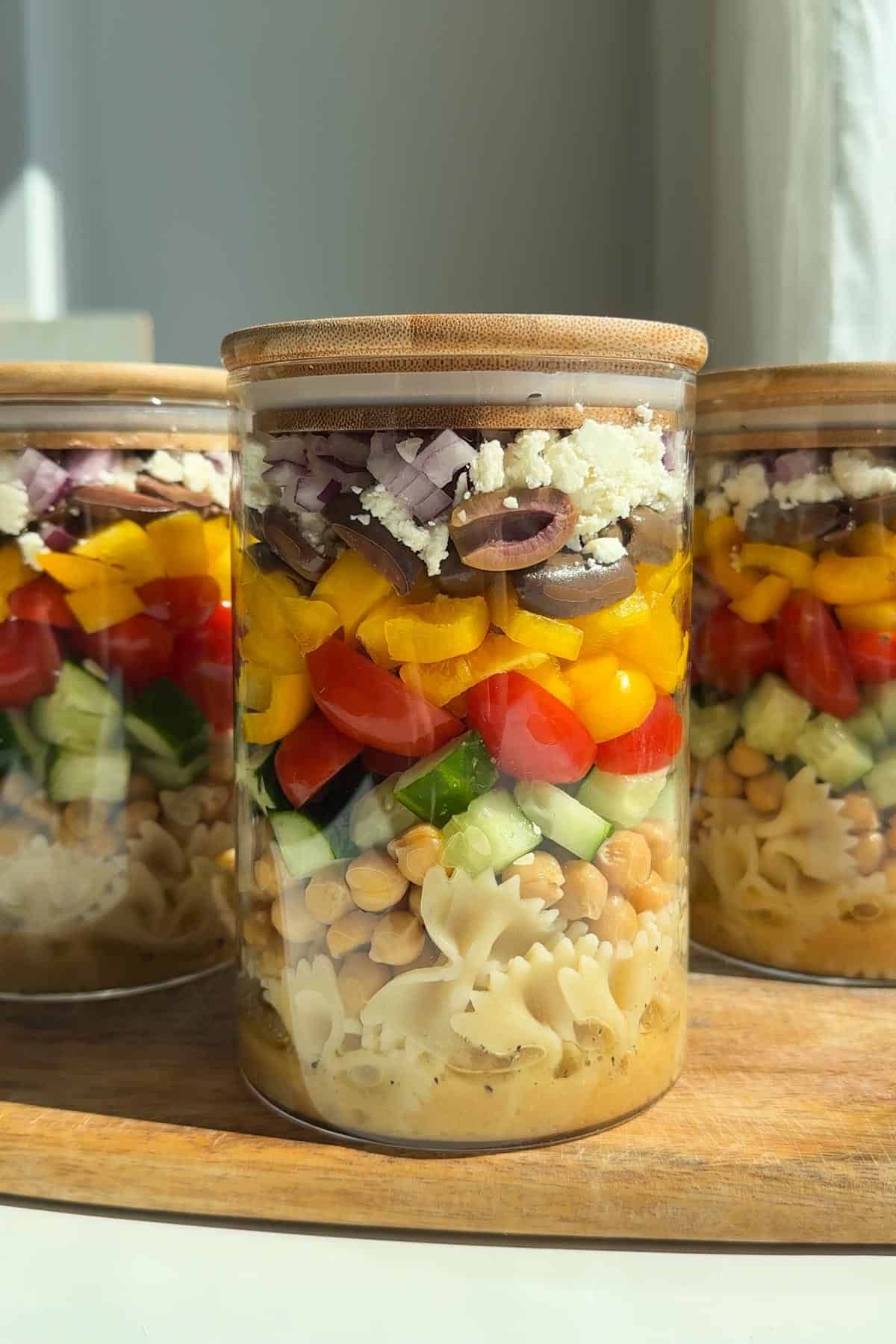 Saladas no pote prontas